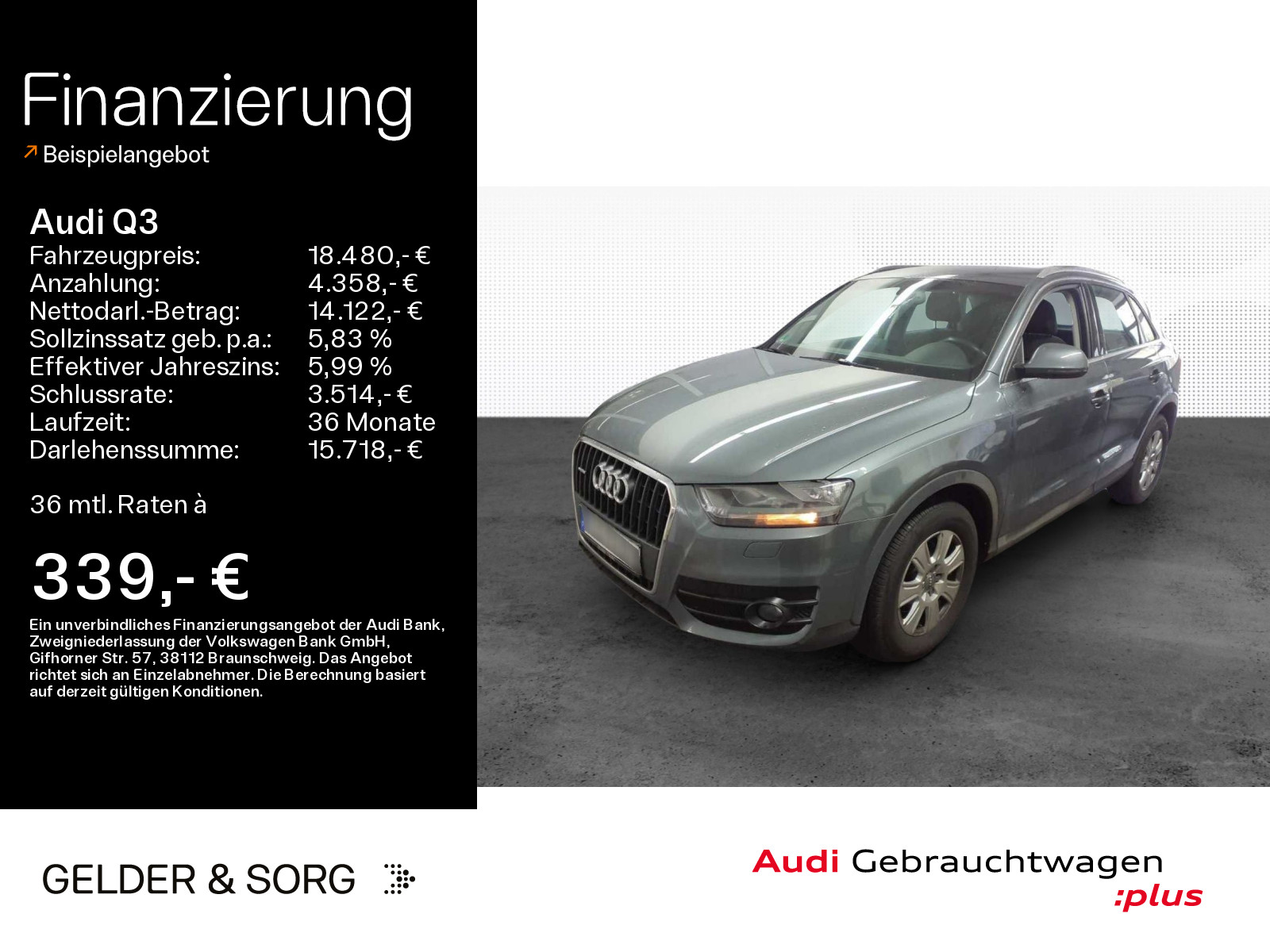 Audi Q3 2.0 TFSI quattro EPH hinten