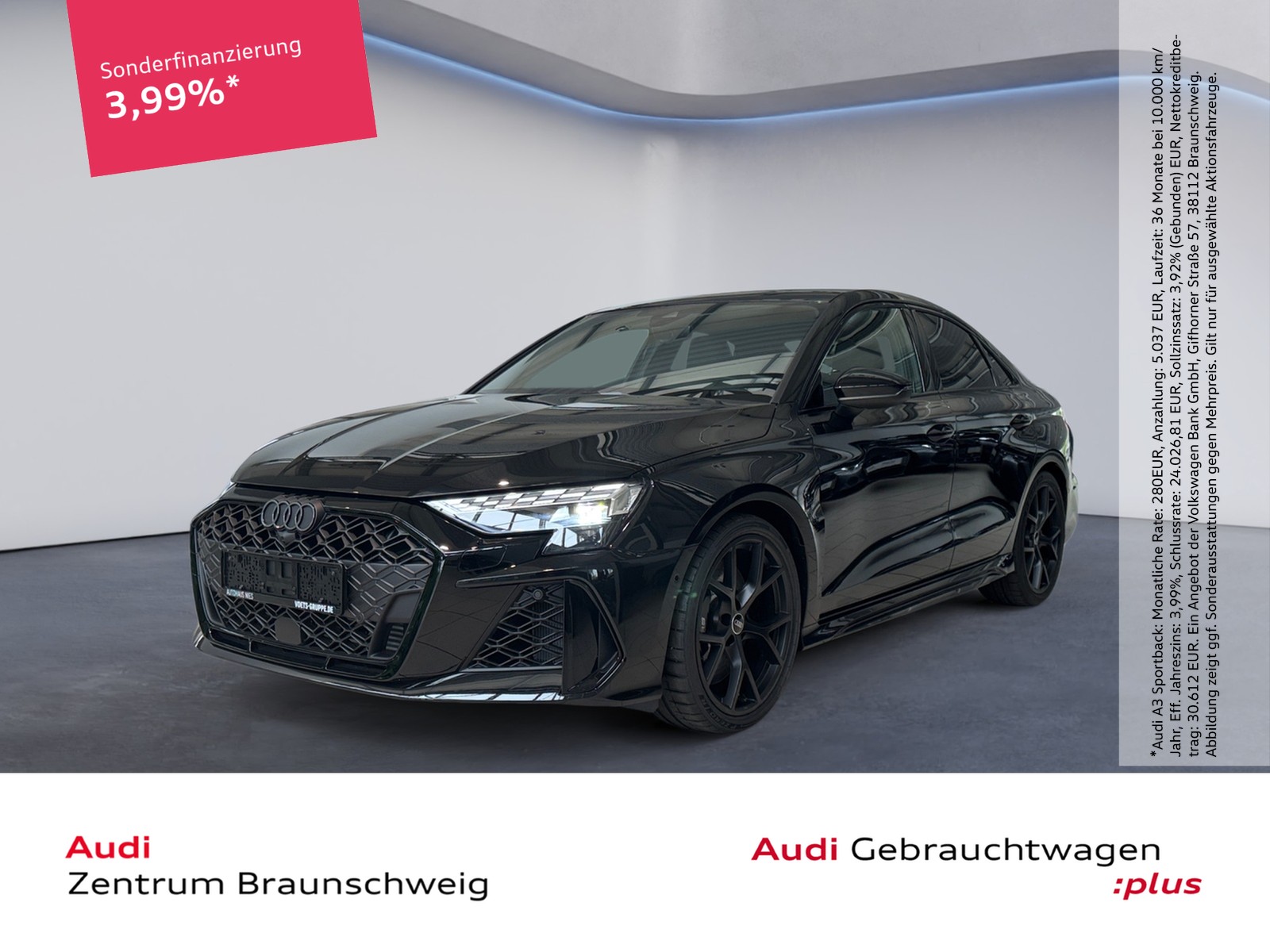 RS3 Limousine TFSI quattro S tronic PANO+MATRIX-LED+SONOS