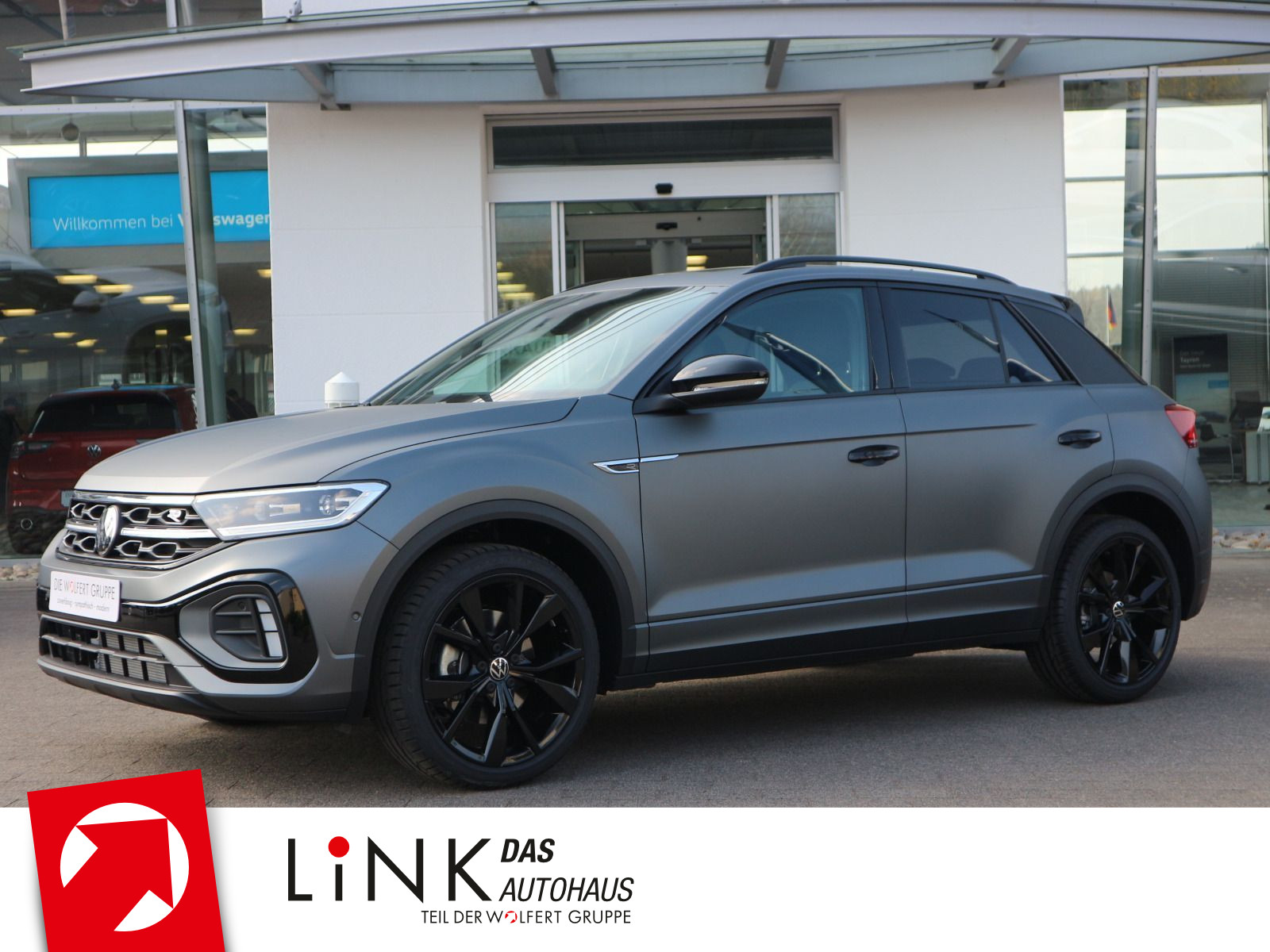 T-Roc R-Line 2.0 TSI OPF 4MOTION (190 PS) DSG*MATTLACK*AHK*PANORAMA*BLACKSTYLE*WINTERRÄDER