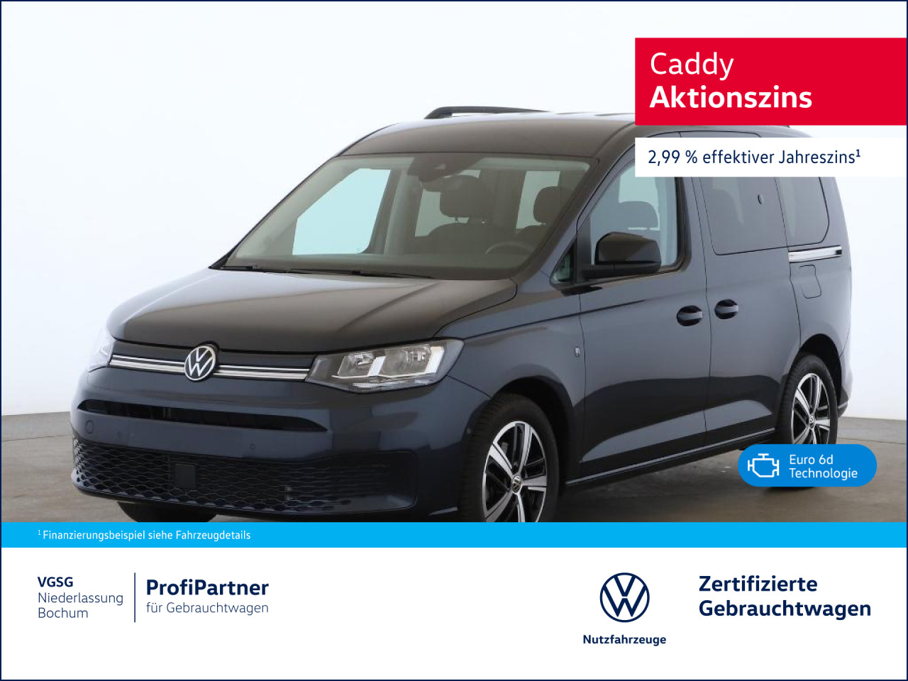 Volkswagen Caddy Life Flügelt