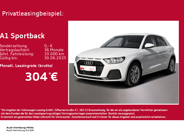 A1 Sportback 25 TFSI advanced S tronic Sitzhzg Virtual