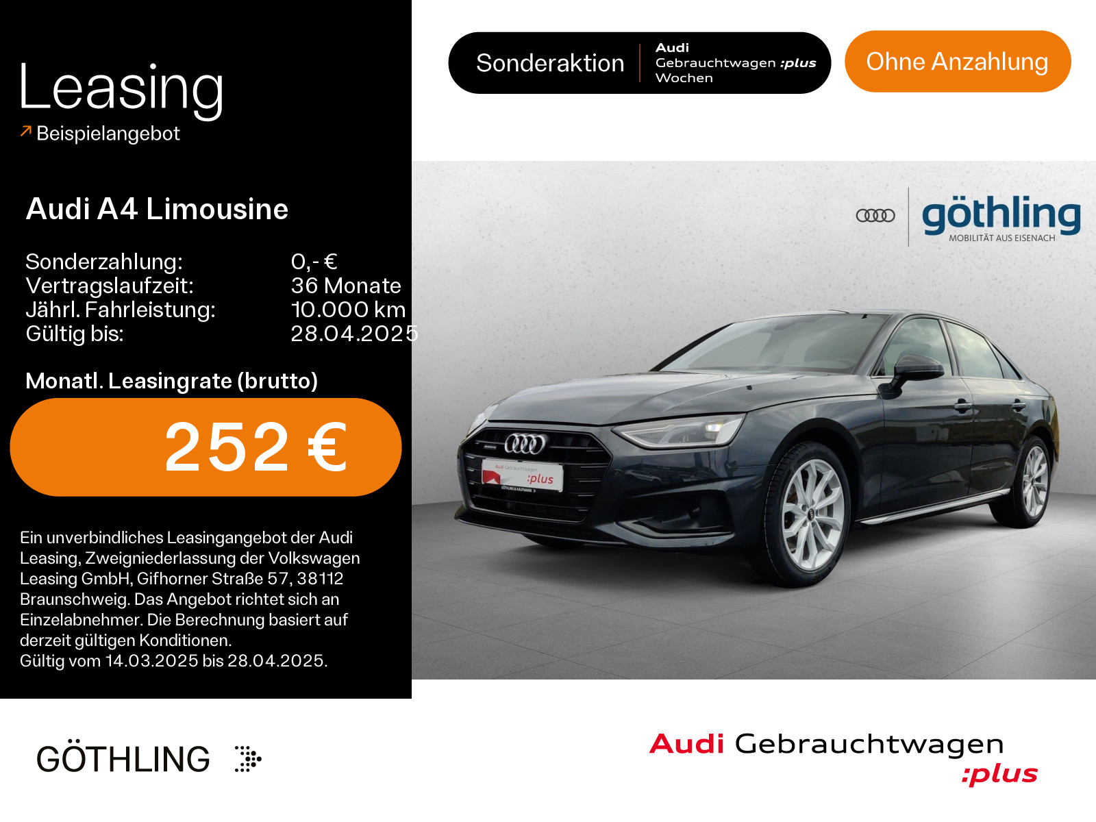 A4 Limousine 40 TDI quattro *LED*Navi+*Kam*Optik