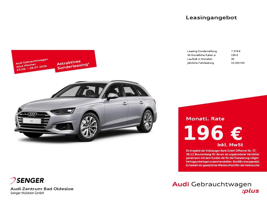 A4 Avant advanced 35 TFSI Business ACC Kamera 