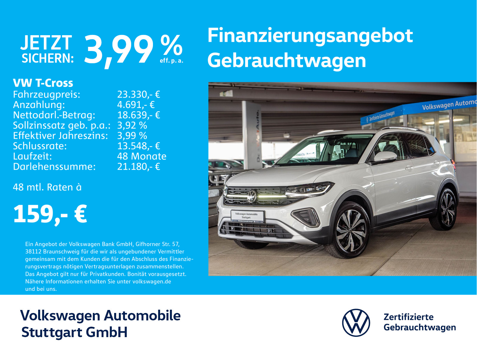 Volkswagen T-Cross 1.0 TSI Style