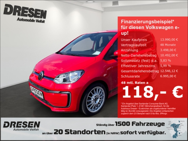 up e-up! e-United 36,8 kWh(61 kW 83 PS) TIEFERLEGUNG