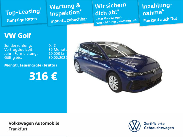 Golf VIII 1.5 TSI R-Line Alu17" DC Anschlußgarantie