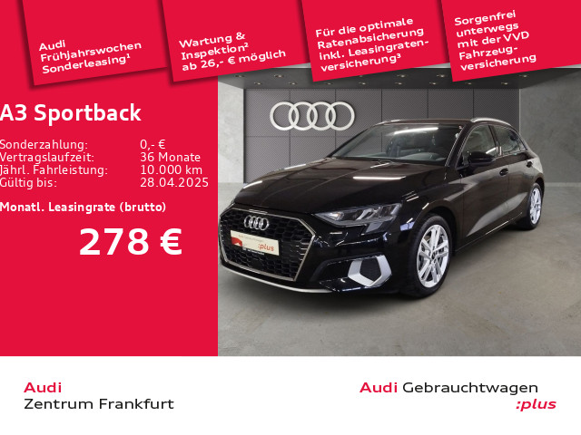 Audi A3 Sportback 35 TDI advanced VC
