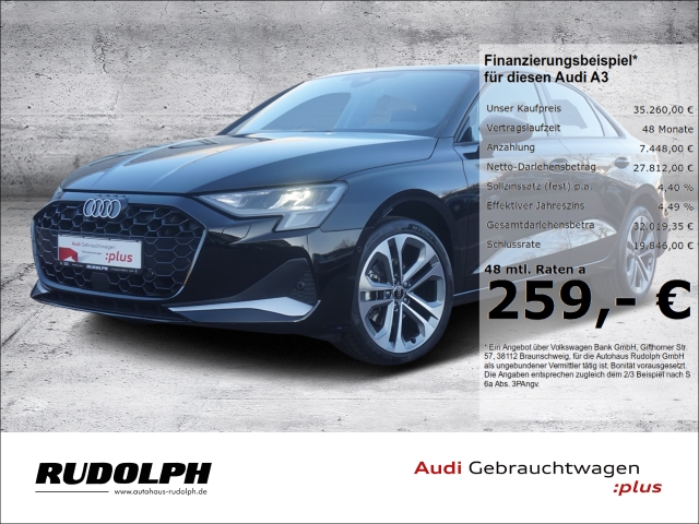 A3 Limo. advanced 35 TFSI S-tronic LED NAVI PDCv+h