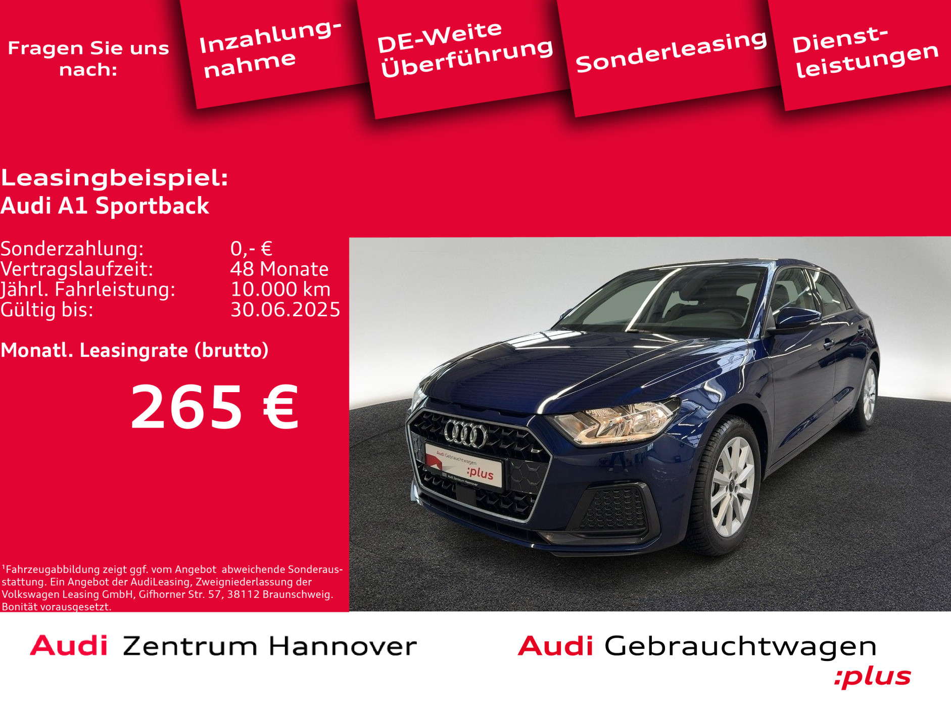 A1 Sportback advanced 25 TFSI ACC DAB Sportsitze