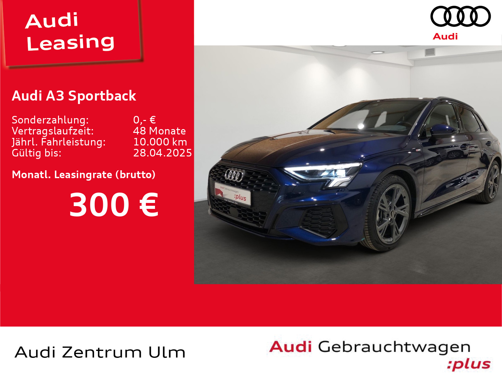 A3 Sportback S line 30 TDI S tronic AHK NAV+ LED VIRTUAL