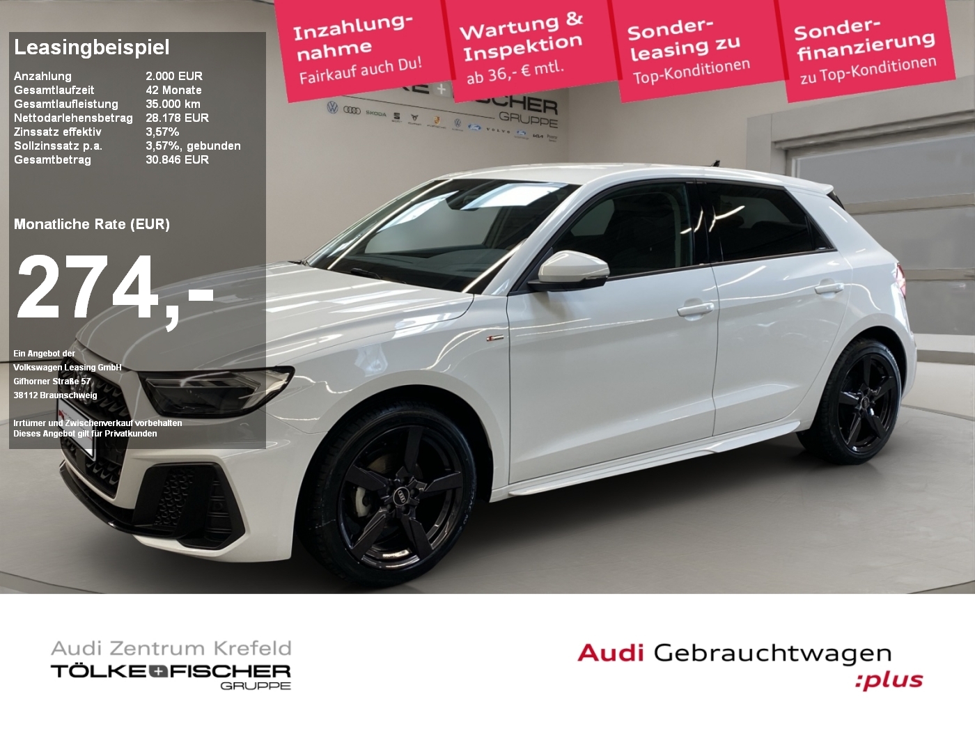 A1 Sportback 25 1.0 TFSI S-Line S-line ACC FLA