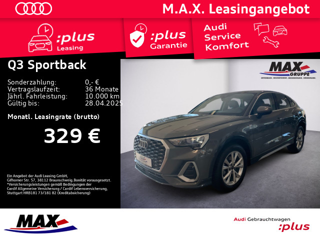 Q3 Sportback 35 TFSI S-LINE LED+KAMERA+NAVI+ALU+