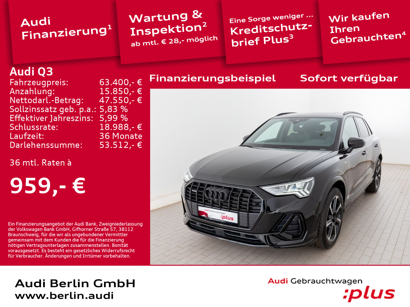 Q3 S line 45 TFSI quattro S tronic