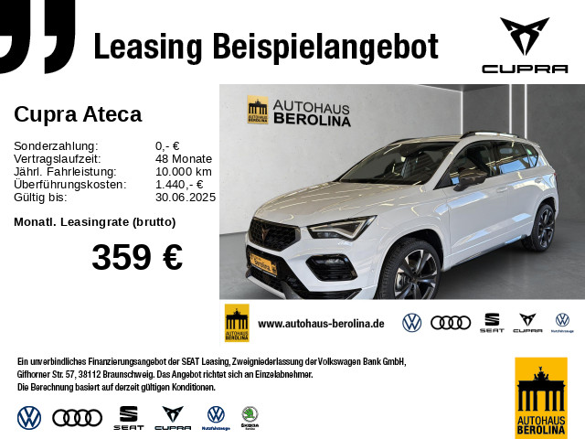 CUPRA Ateca 1.5 TSI BEATS °