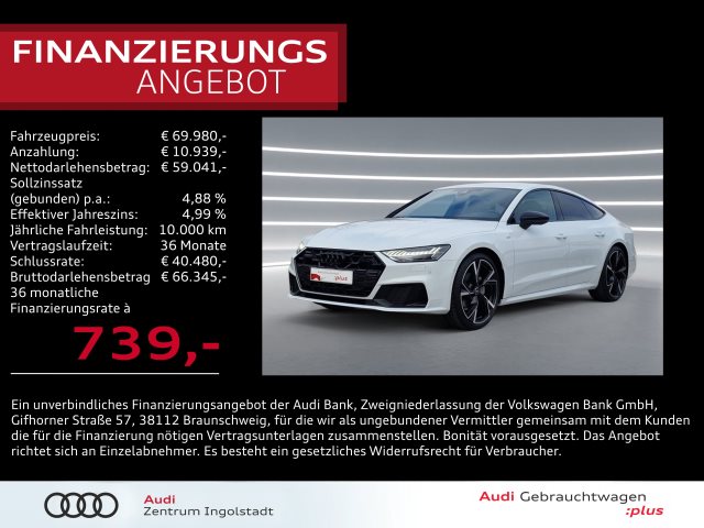 A7 Sportback 40 TDI qu HD-MATRIX AHK 21" 2x