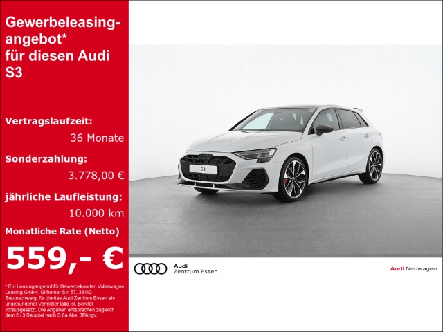 S3 SPORTBACK S LINE MATRIX LED NAVI PANO SONOS