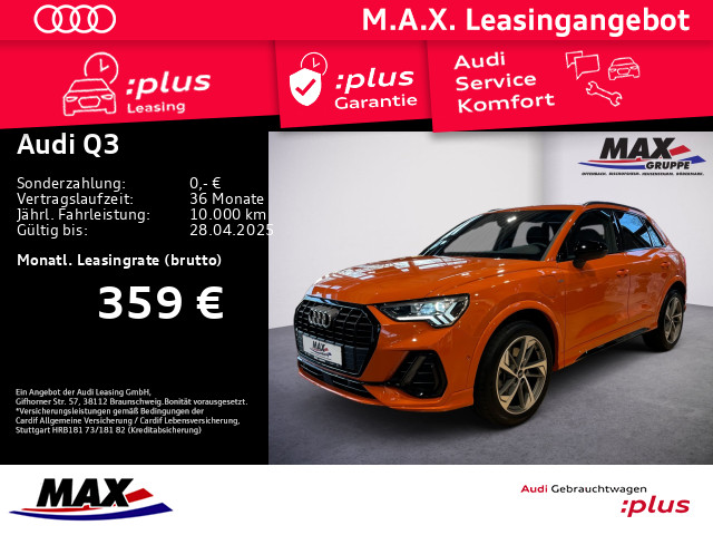 Q3 45 TFSI e S-LINE LED+NAVI+VCP+AHK