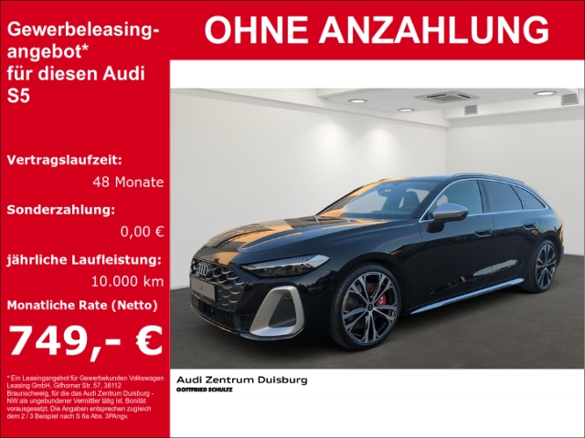 S5 Avant TFSI S tronic HUD Navi Leder digitales Memory Sitze Soundsystem Massagesitze sofort verfügbar!
