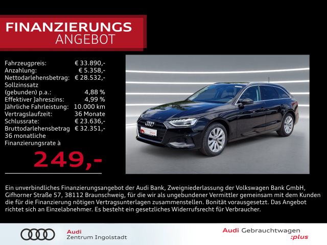 A4 Avant 35 TFSI S-tronic LED NAVI 3Z-Klima