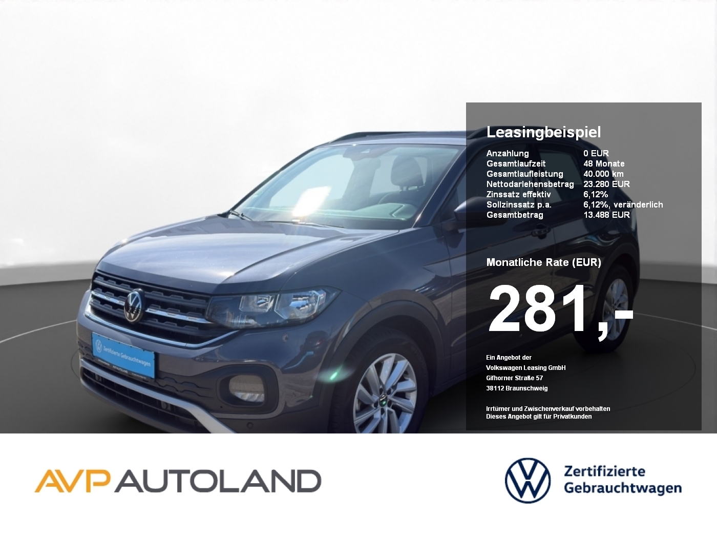T-Cross 1.0 TSI Life | AHK | ACC | SITZH. |