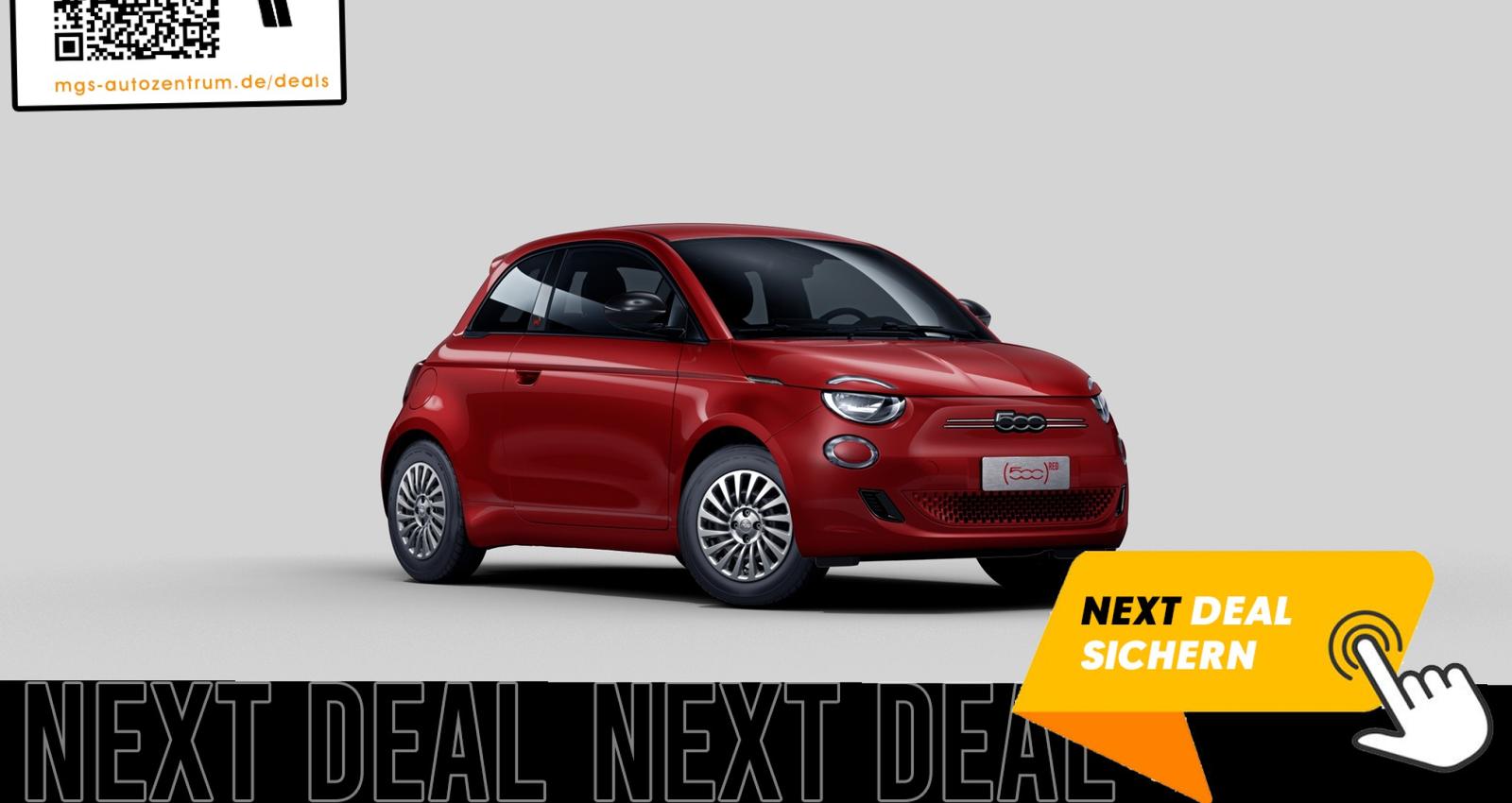 Fiat 500E RED # #ANDROID # #LEASINGANGEBOT