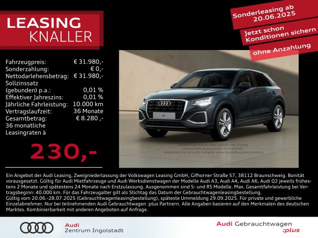 Q2 Advanced 35 TDI S tronic AHK SONOS Keyless