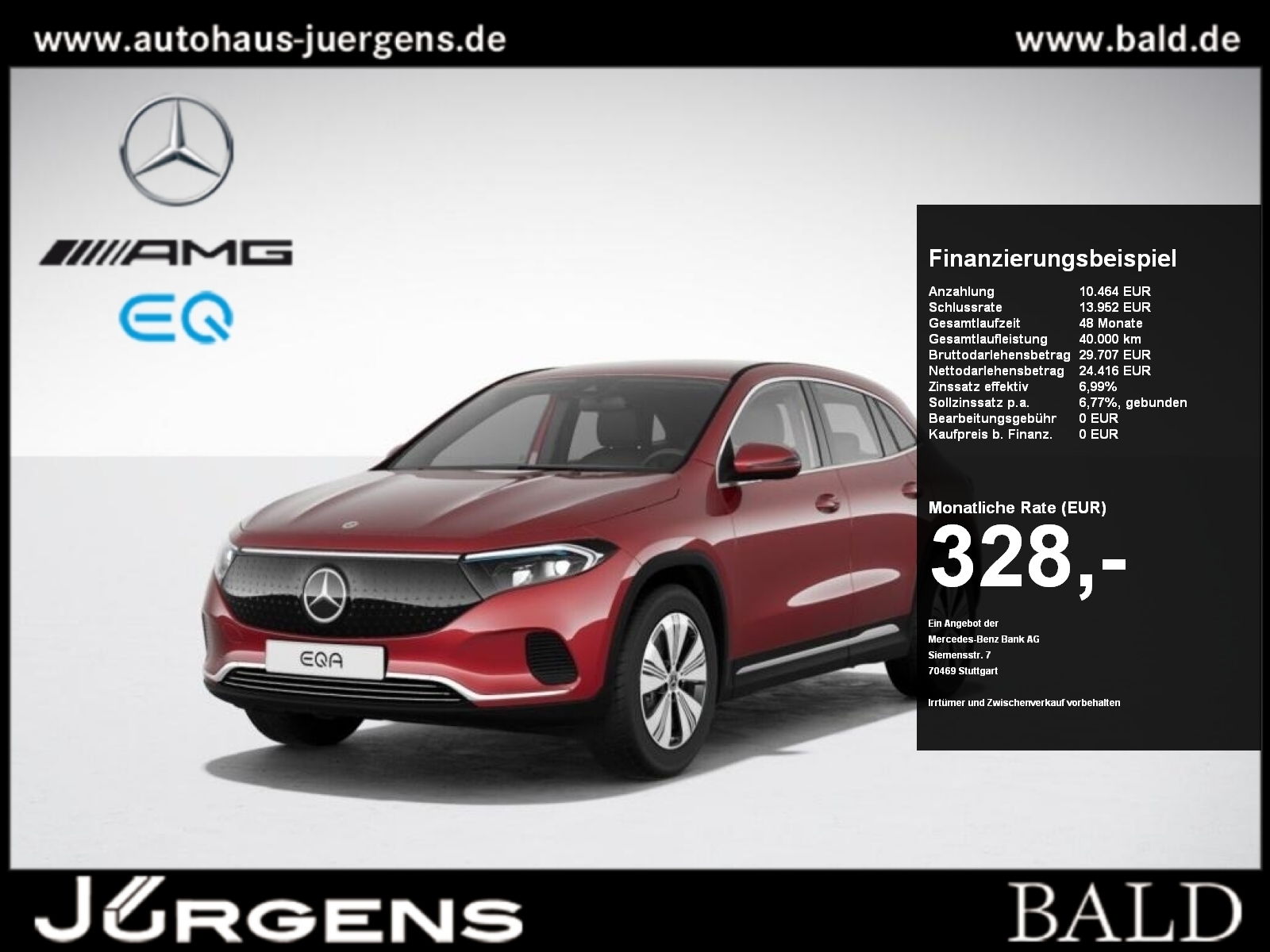 Mercedes-Benz EQA 250 Progressive EASY-P Ambi