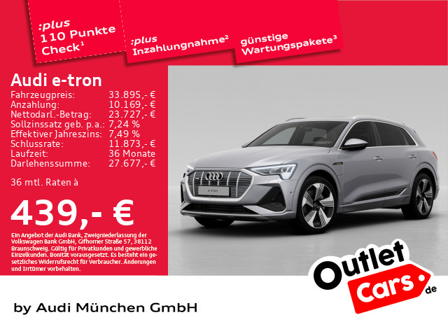 e-tron 50 qu. S line Pano Matrix Assistenz-Paket Stadti+Tour