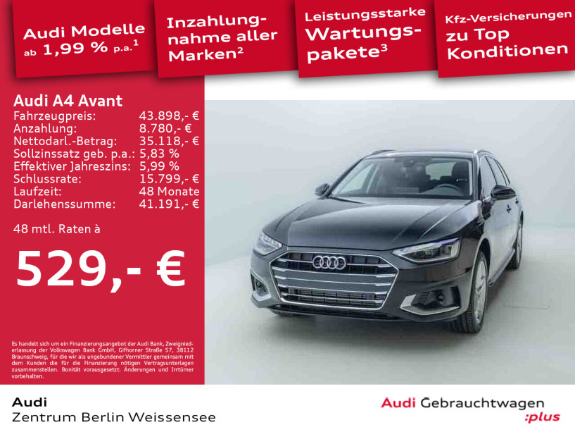 Audi A4 Avant 35 TFSI S-TRO