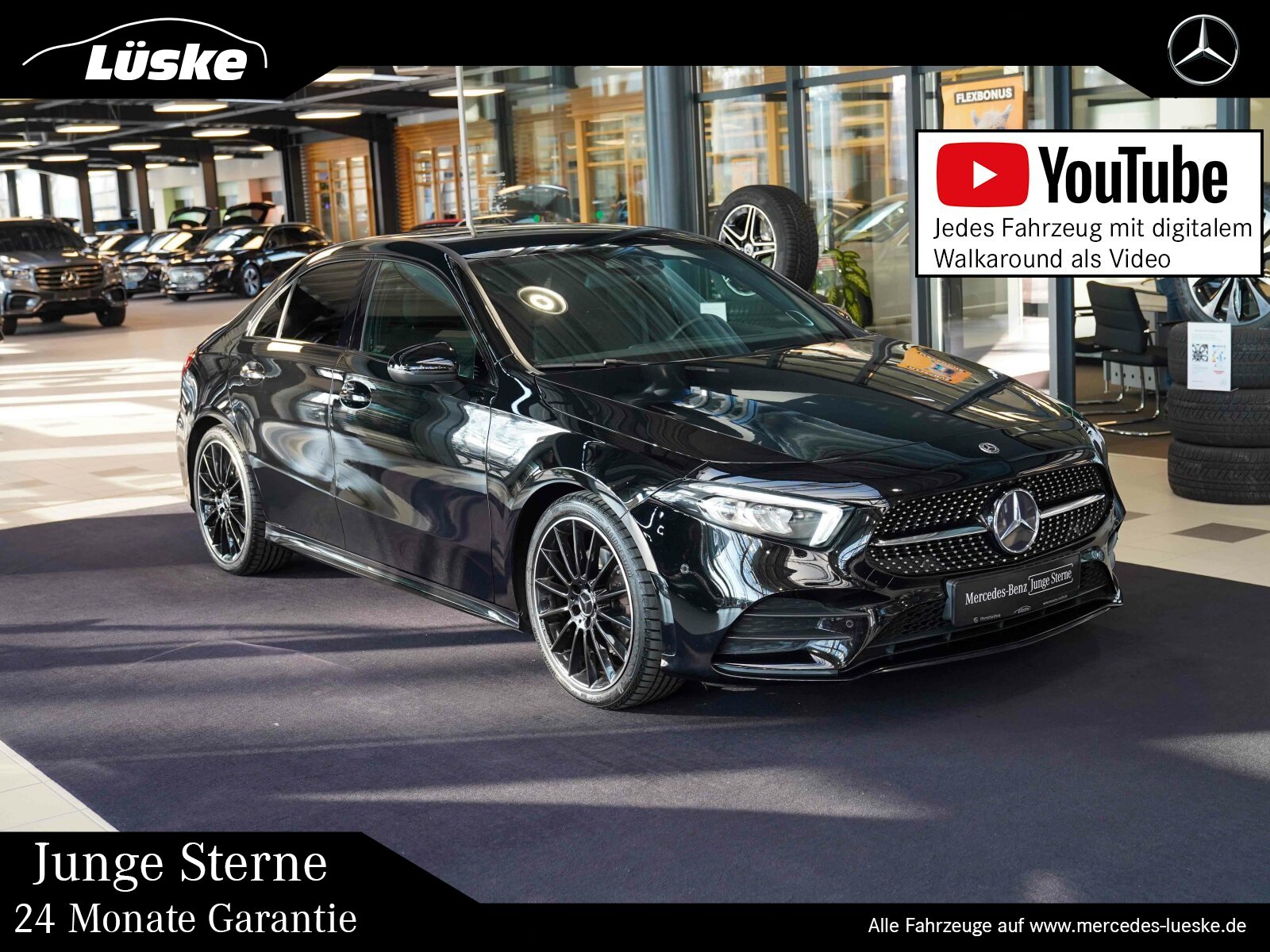 Mercedes-Benz A 220 AMG Line Night Burmester Ambiente