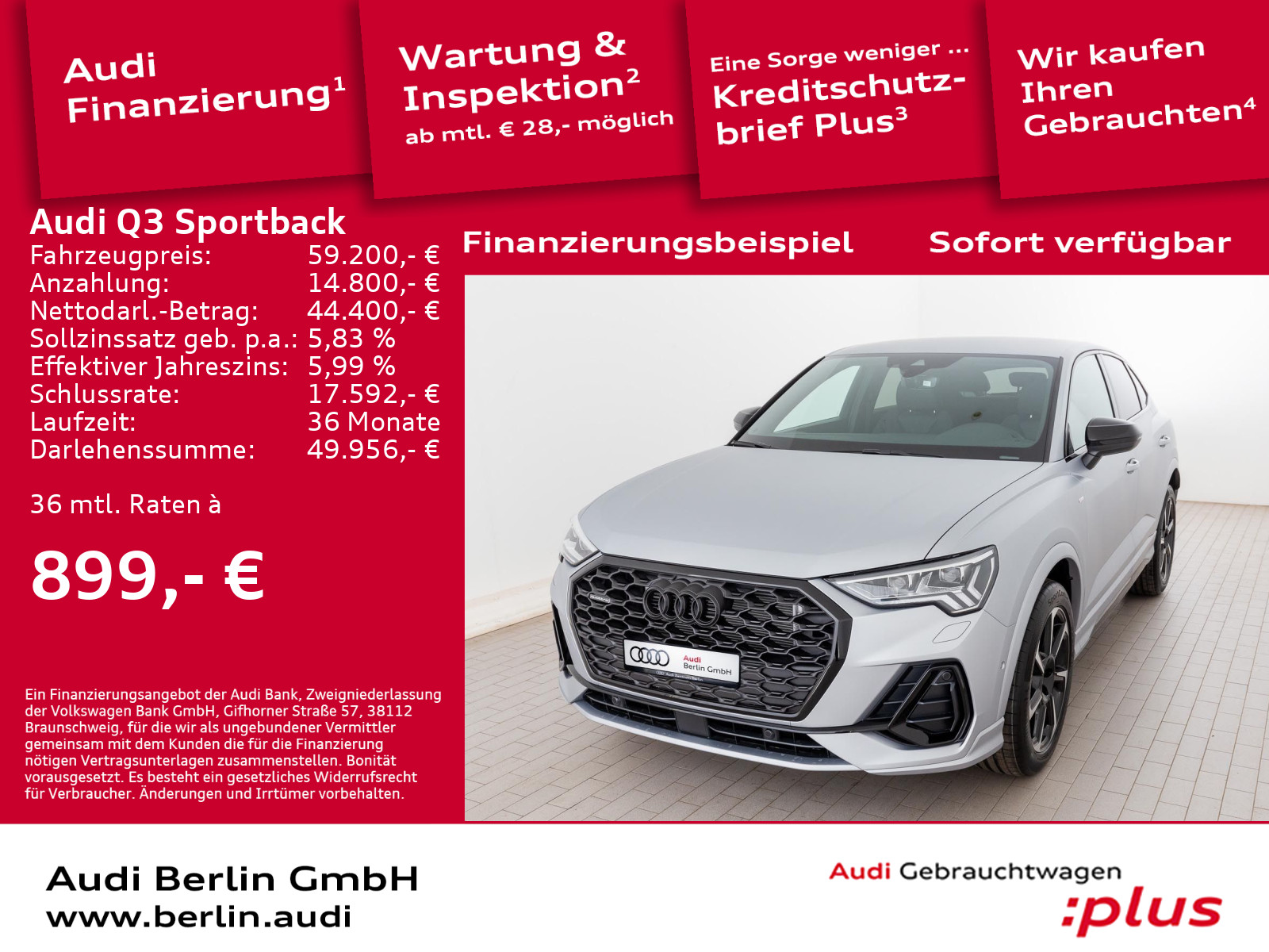Q3 Sportback S line 40 TFSI quattro S tronic