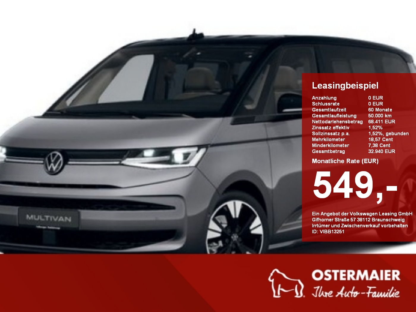 Volkswagen T7 Multivan 2.0 TDI Multivan Edition 150PS