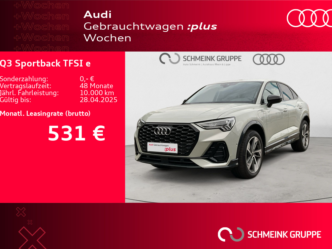 Q3 Sportback TFSI e 45 Sline LED AHK DriveSelect