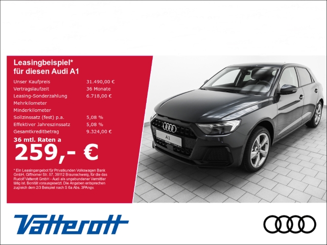 A1 Sportback advanced 30 TFSI S tronic LED ACC CarPlay
