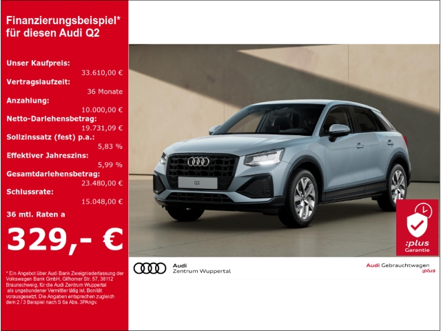 Q2 35 TDI ACC LEDER KAMERA LED SHZ PDC VO HI Advanced