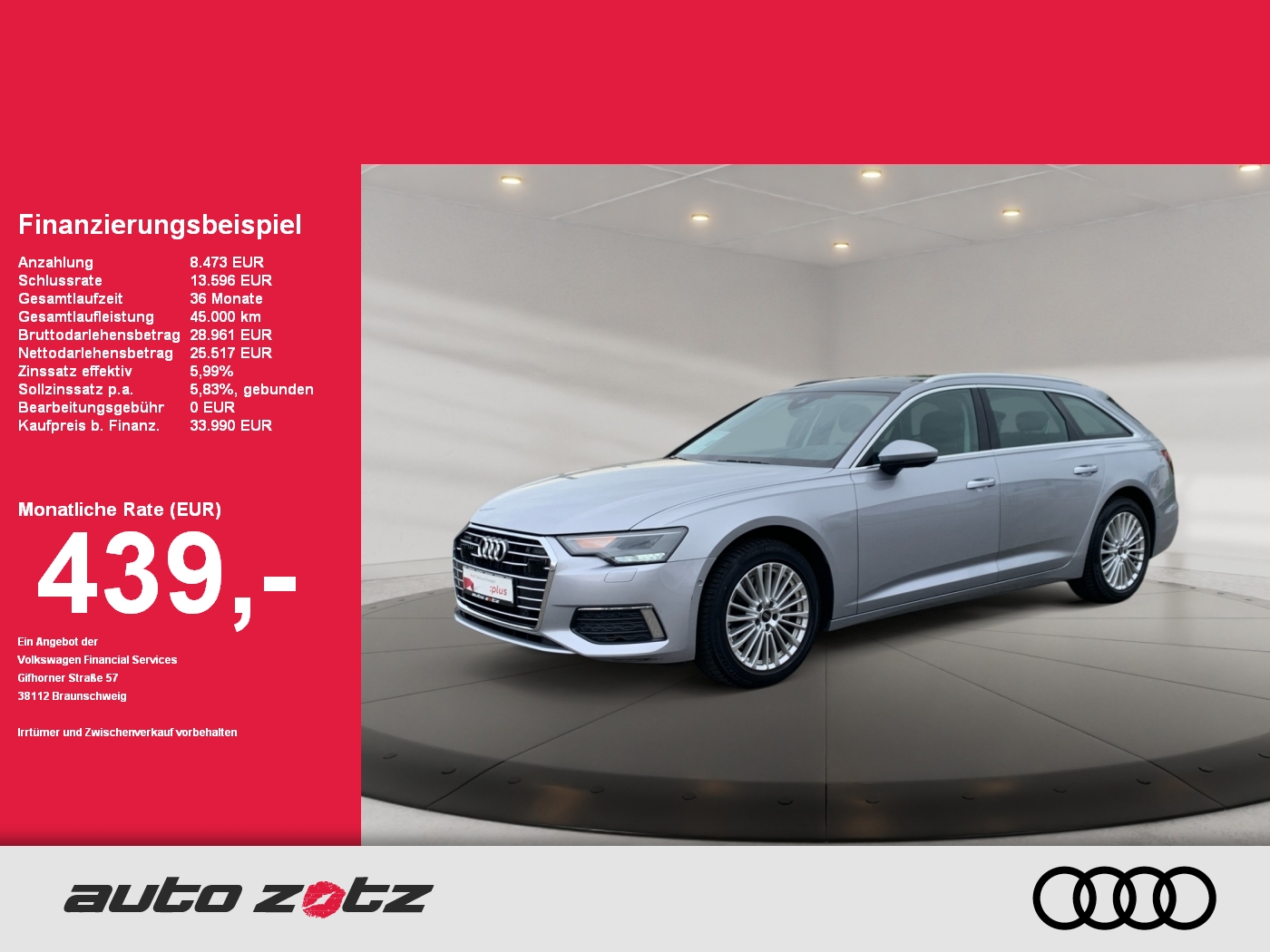 Audi A6 Avant design 50 TDI quattro