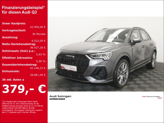 Audi Q3 40 TFSI quattro 2x S-line 20 Sonos