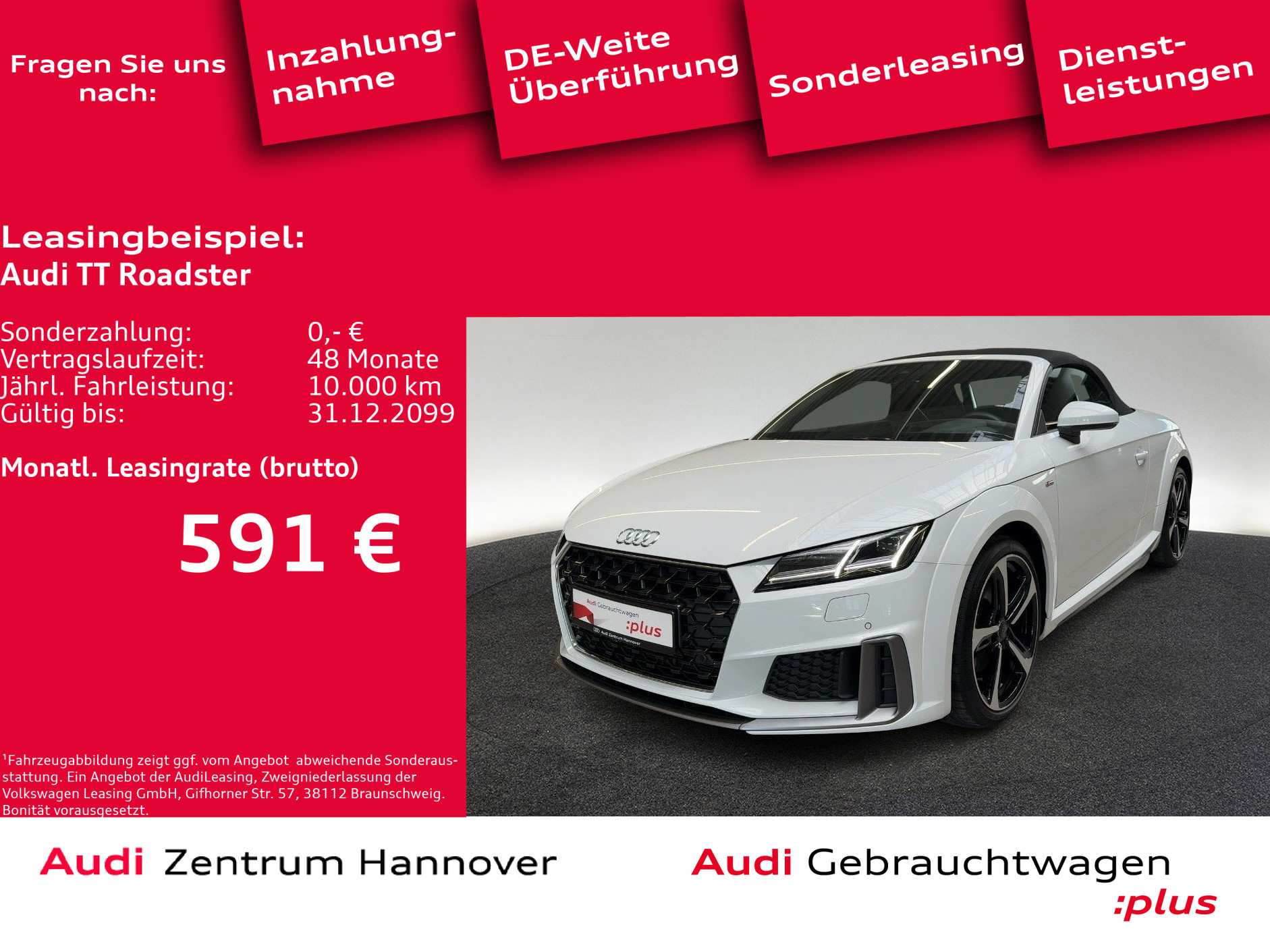 Audi TT Roadster 40 TFSI S line Sel