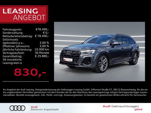 Q7 SUV TFSI e S line Q7 55 TFSI e qu 2x S line M