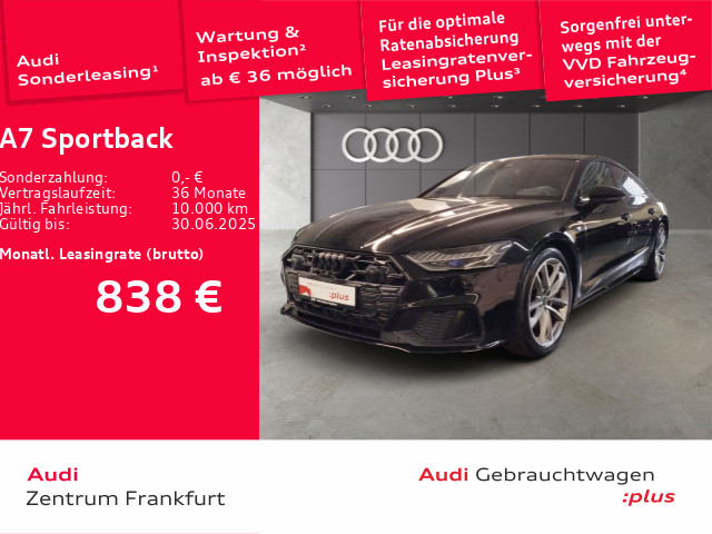 A7 Sportback 55 TFSI e quattro S tronic S line HD Matrix-LED Navi B&O DAB