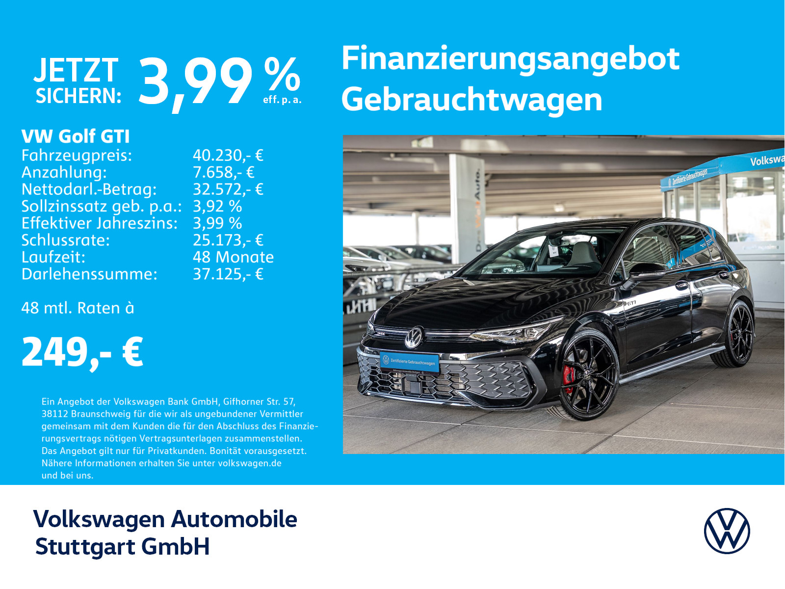 Volkswagen Golf 2.0 TSI GTI