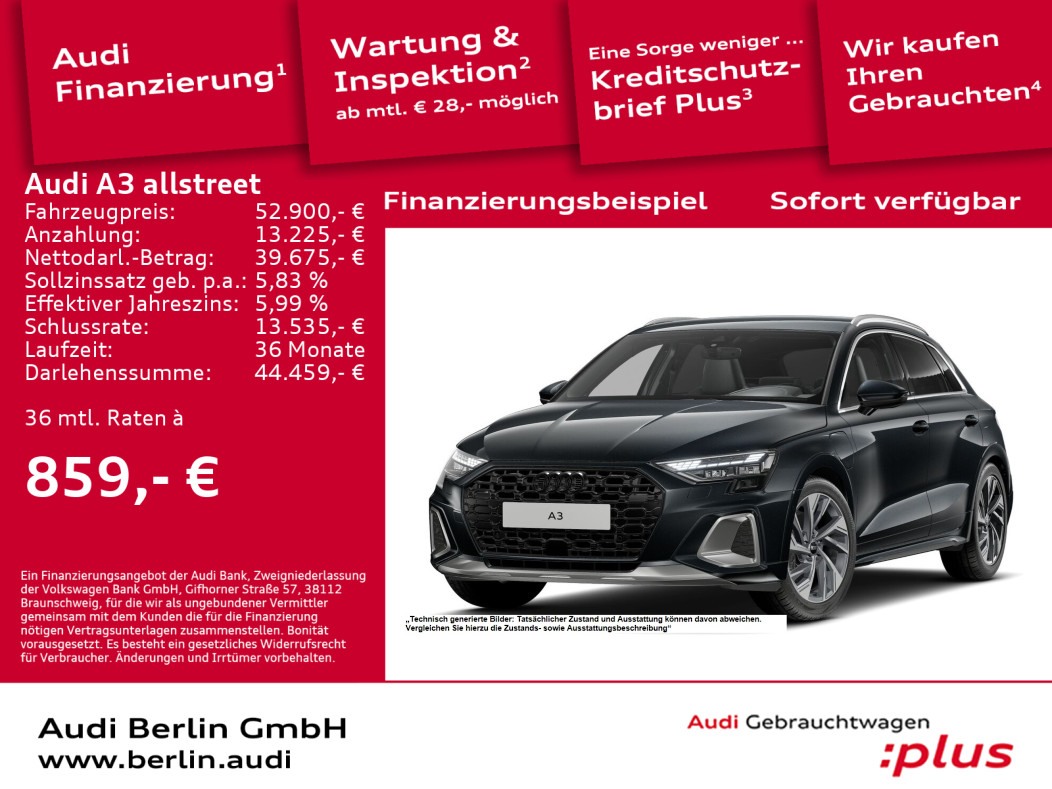 A3 allstreet 40 TFSI e S tronic