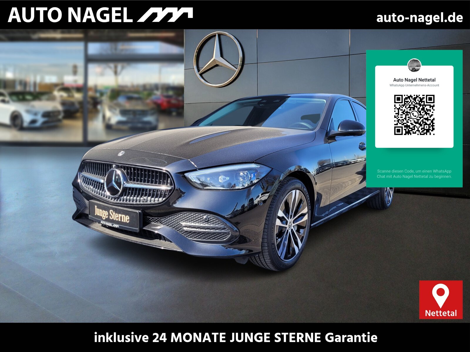 Mercedes-Benz C 300 e Avantgarde Fahrass Pkt Night Business
