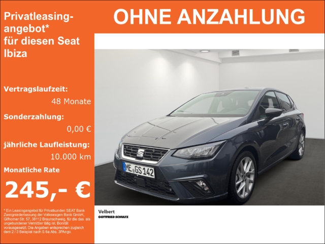 Ibiza FR 1.0 TSI 116 PS 7-Gang-DSG sofort verfügbar