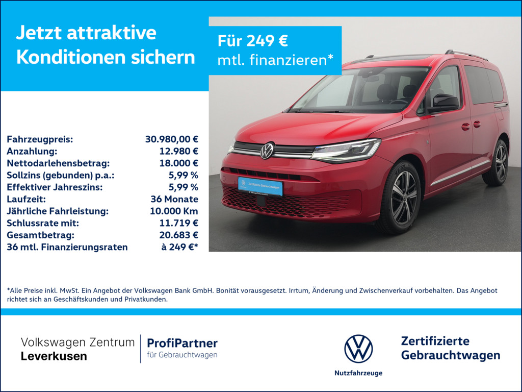 Caddy Style DSG SHZ LED PDC APP CONNECZ AHK NAVI