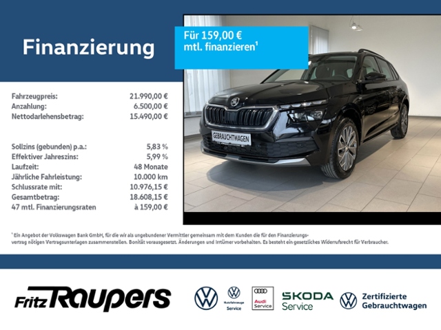 Kamiq 1.0 TSI Tour +KAMERA+FRONTHEIZNG