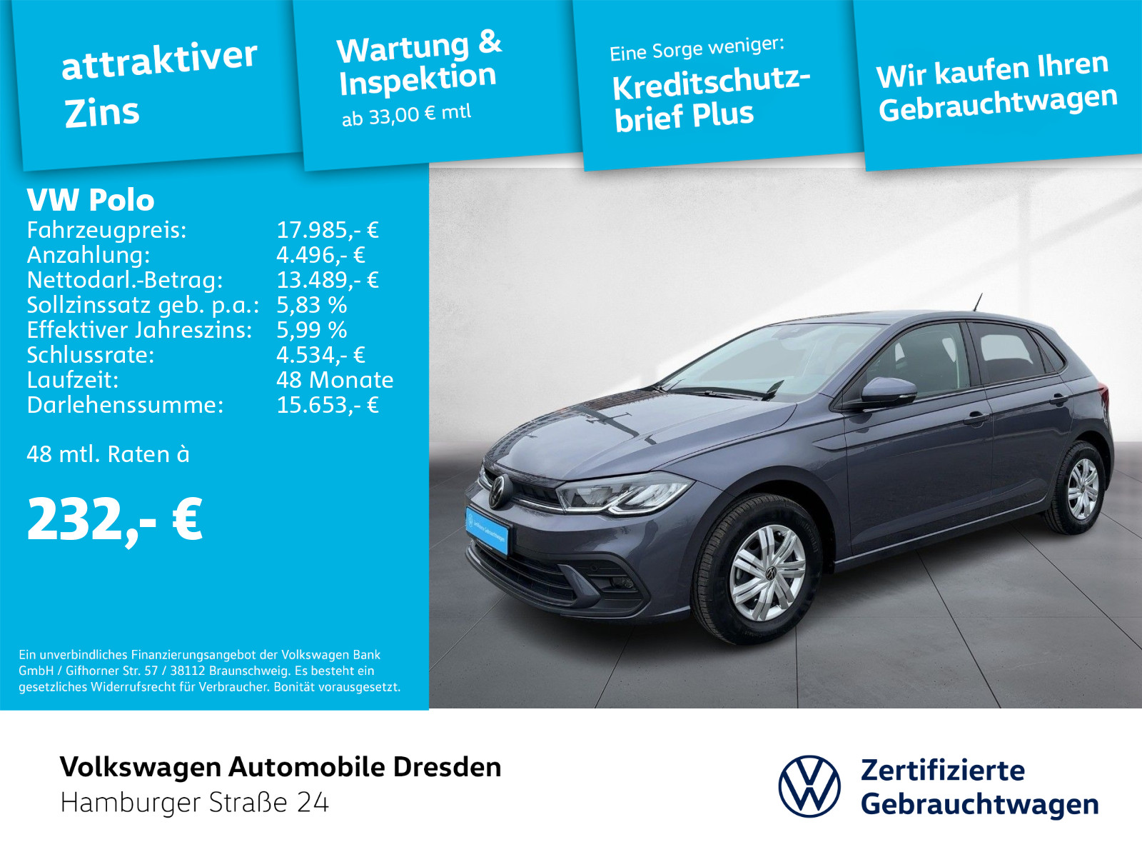Volkswagen Polo 1.0 LANE APP