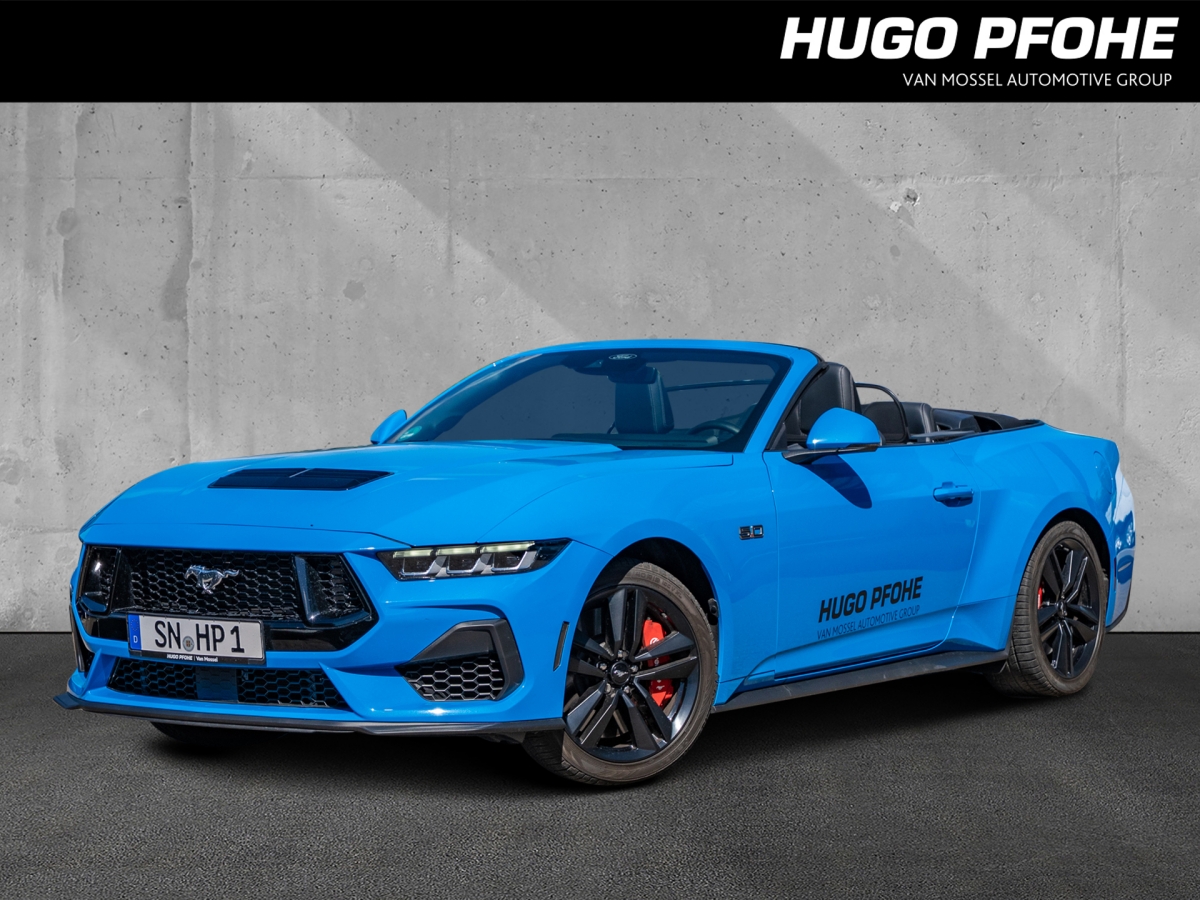 Mustang GT 5.0 V8 Autom. Cabriolet. Windschott. ACC. Navi.Kamera. K-Leder