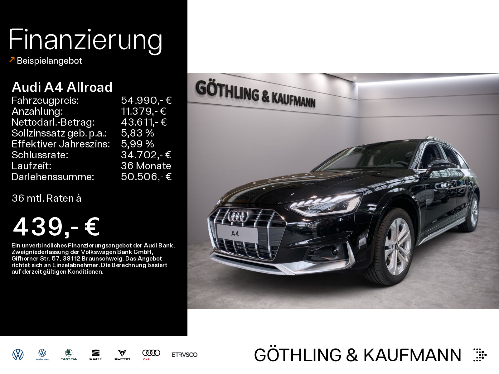 A4 allroad quattro 40 TDI 150(204) kW(PS) S tronic*Matrix*HUD*Memory*Navi+*ASI*360*