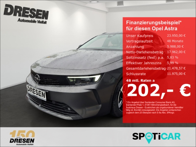 Opel Astra 1.2 L Edition ST Licht